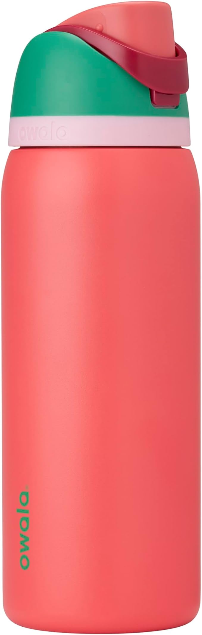 Owala FreeSip Stainless Steel Water Bottle 32 oz Strawberry Fields | Insulated by Unknown