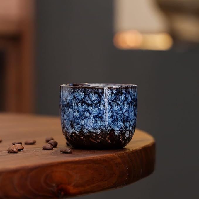 Chinese/Japanese style Handle-less Ceramic Tea cups tea cup, Bloom and - Image 6