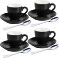 homEdge Porcelain Espresso Shot Cup Set - 80 ml / 2.67 oz by homEdge