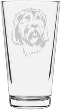 Griffon Nivernais Custom Personalized Dog Themed Etched All Purpose 16oz Pint Glass