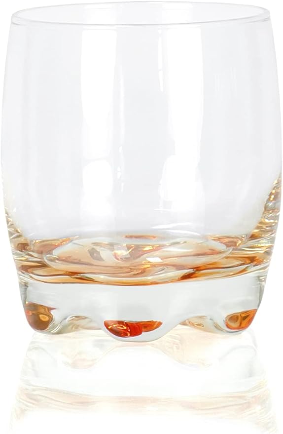 Red Co. Vibrant Splash Water/Beverage Glasses, 9.75 Ounce (6)