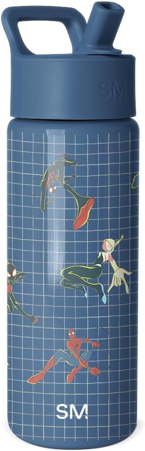 Simple Modern Marvel Spider-Man Kids Water Bottle & Toddler Cup | 18oz | by Unknown