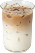 Coffee Lovers Handleless Glass Cup, Modern Minimalist Drinkware by Unknown