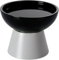 LoeJan Elevated Cat Food and Water Bowls Set, Extra Wide and Raised Ceramic by LoeJan