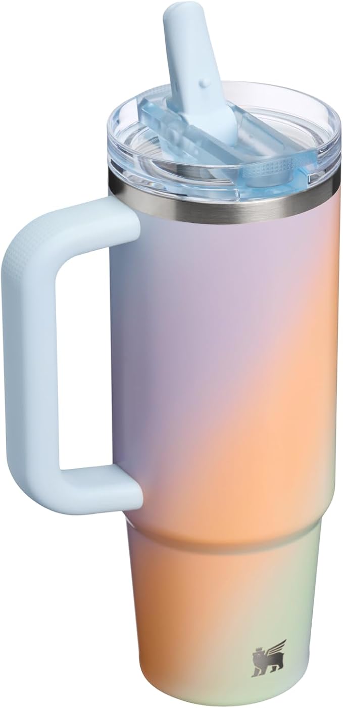 STANLEY Quencher ProTour Flipstraw Tumbler, 30 oz, Sunrise Spiral | Built-In - Image 3