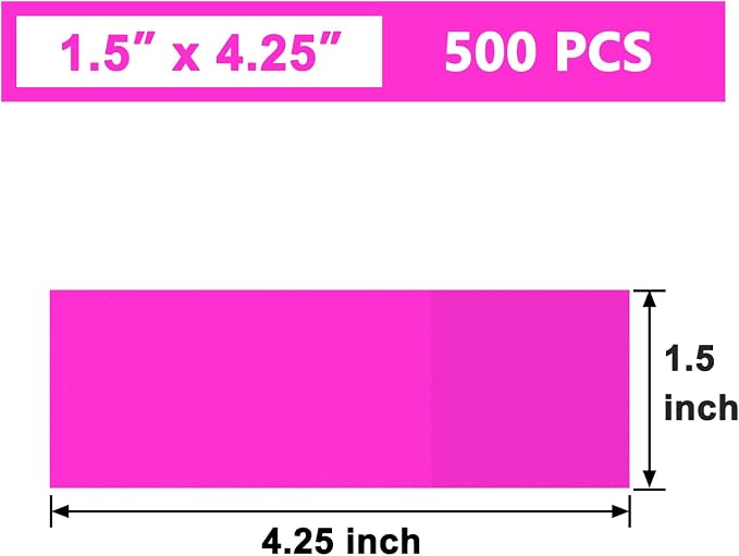 Self-Adhesive Napkin Bands, Hot Pink | Wrap silverware & napkins, elegant table - Image 2