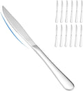SANTUO 12-piece Dinner Knives, Serrated 18/10 Stainless Steel Steak Knife Set by SANTUO