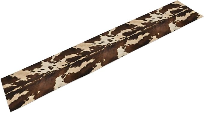 Cow Print Table Runner, 13x70 Inch - Image 5
