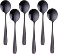 Buyer Star Bouillon Spoon Sets, 7-Inch Round Soup Spoons, Stainless Steel by BuyerStar