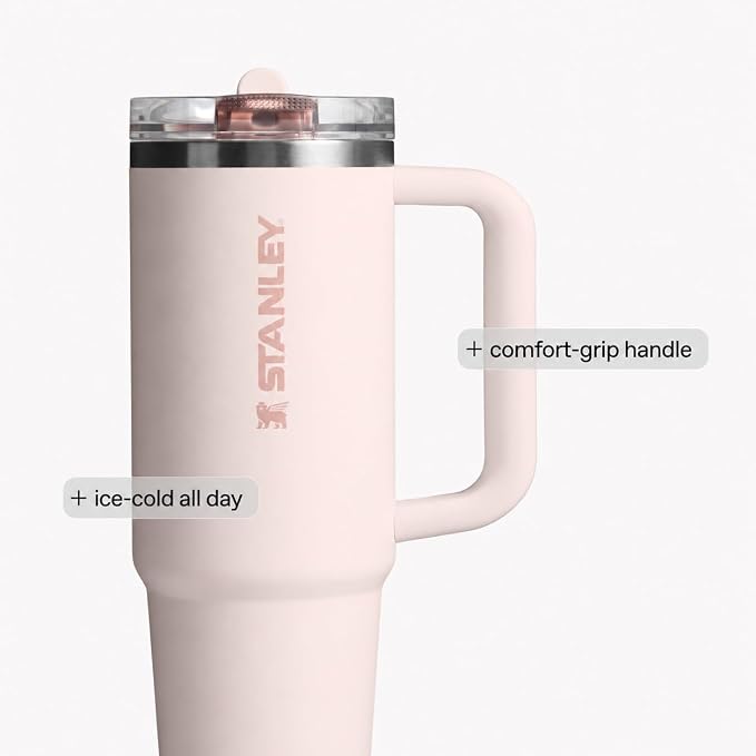 STANLEY Quencher ProTour Flipstraw Tumbler, 64 oz, Chili Black | Built-In Straw - Image 7
