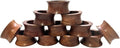 Napkin Rings for Dining Table, Classic Farmhouse Style, Holiday and Party Decor by DIVINEGLANCE
