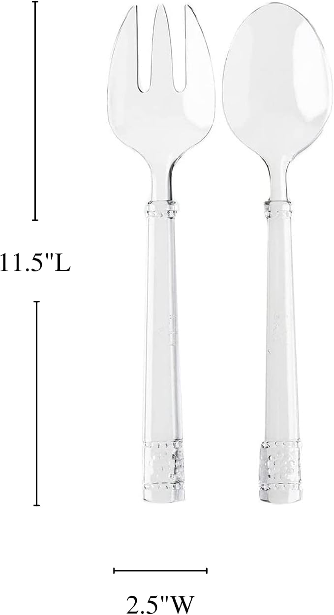 Juliska Isabella Acrylic Salad Server Set/2pc - Image 5