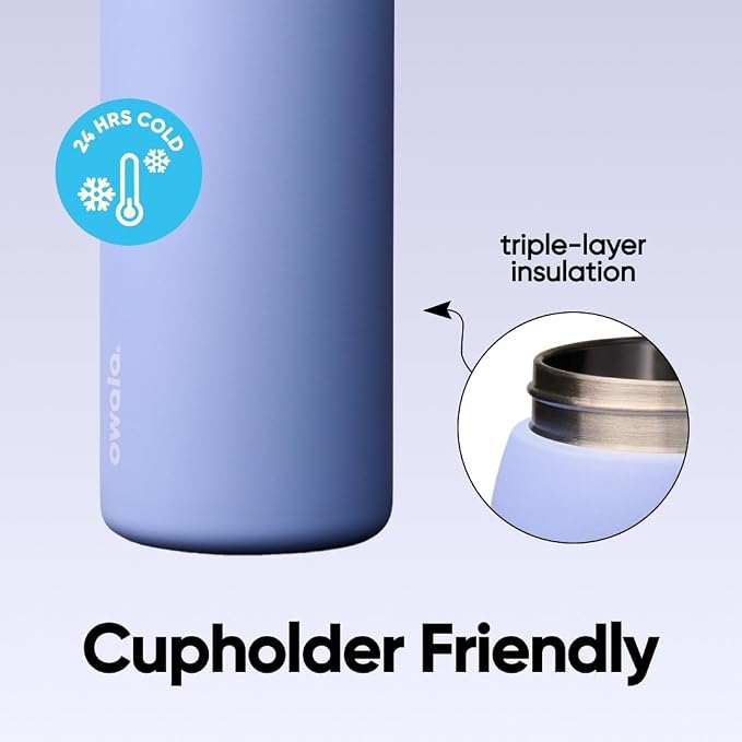 Owala FreeSip Stainless Steel Water Bottle 32 oz Out of the Blue - Image 5