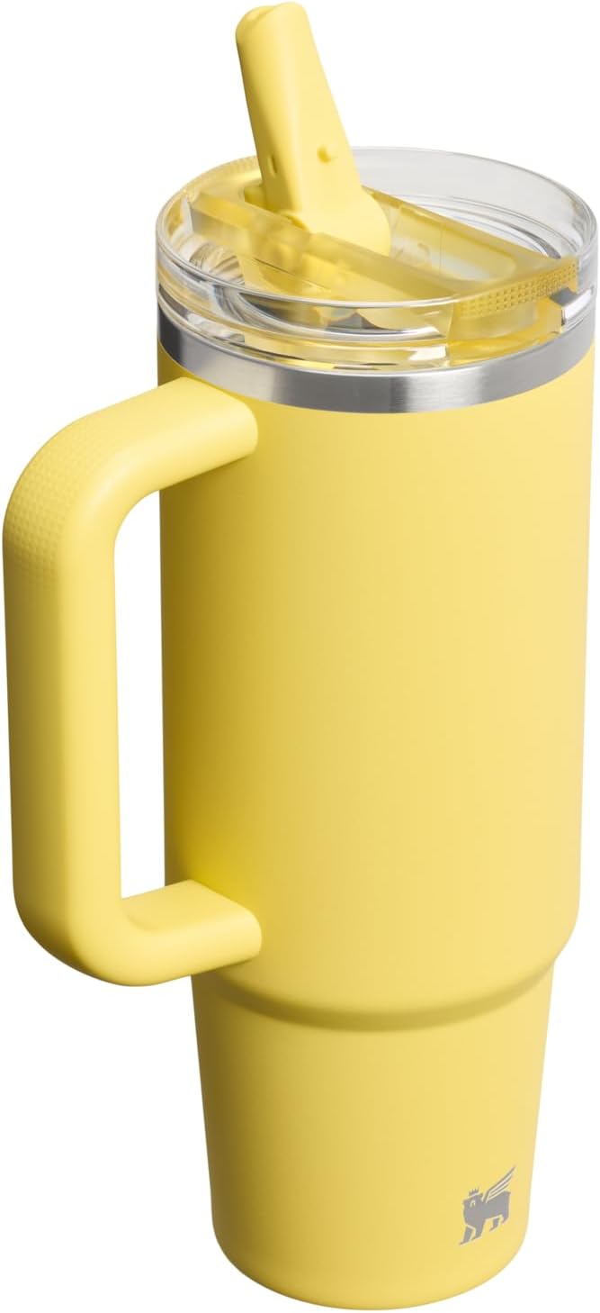 STANLEY Quencher ProTour Flipstraw Tumbler, 30 oz, Daffodil | Built-In Straw & - Image 2