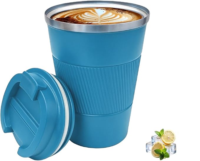 Coffee Mug with Leak Proof Lid, Travel Mug Stainless Steel Tumbler, Double Wall by Unknown