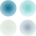 Gradient Round Acrylic Coasters, Light Blue, 4 Pack | 3.8in, 0.2in Thick by Unknown