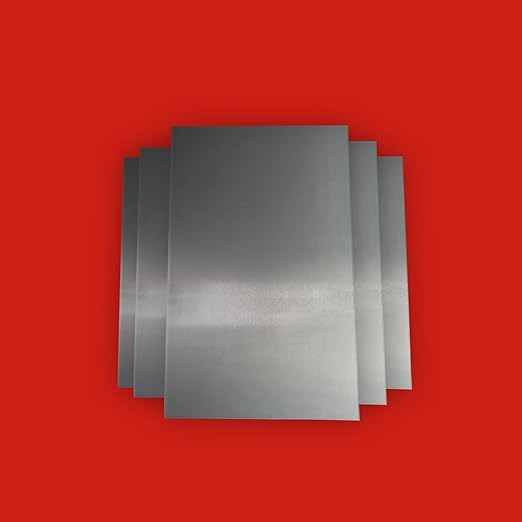 Metoro 16-Gauge 18" x 12" 5 Pack Mild CRS Steel Sheet - Formable, Weldable, Magnetic, Smooth Surface - Industrial-Grade Metal Plate for DIY Projects, Fabrication, and More. (5, .060 18 x 12)