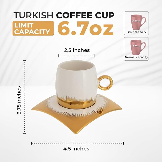 Turkish Coffee Cup Set of 6 - Image 2