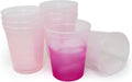 Rolling Sands 16 oz. Reusable Plastic Stadium Cups, 8 Pack, Made in USA by RollingSands