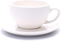Coffeezone Latte Art Ceramic Cup and Saucer Cappuccino Fine Porcelain, Mate by Coffeezone