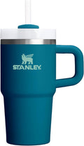 STANLEY Quencher H2.0 Flow State Tumbler, 20 oz, Coastal Teal | Handle and by Unknown