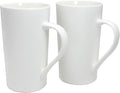 20 OZ Simple Pure White Mug Plain Large Tall White Ceramic Milk Tea Coffee Mug by Momugs