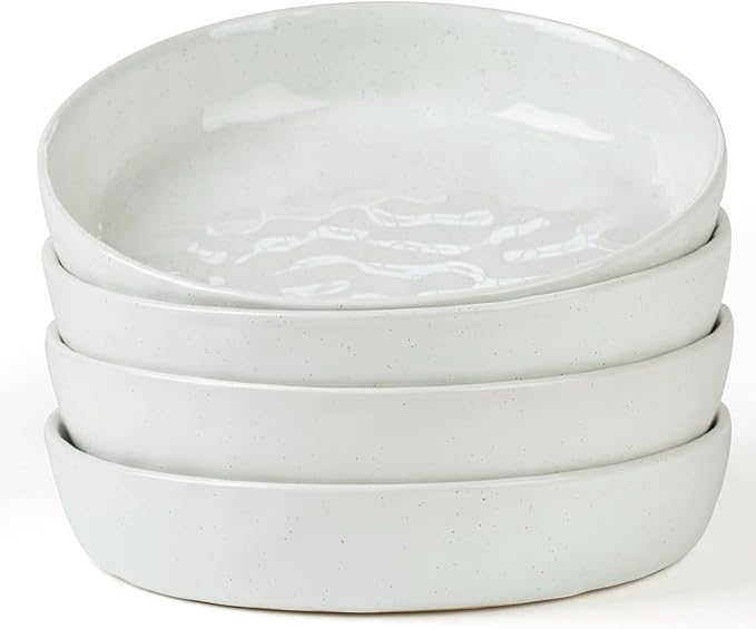 famiware Mars 4 Pieces Pasta Bowls Set, 8.5 inch Salad Bowls, Large Capacity by Famiware