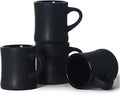 harebe Retro Coffee Mugs Set of 4, 10 OZ Heavy Classic Ceramic Diner Cups Set by harebe