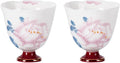KAMMAK Tea Cup Set of 2 Small Tea Cups 2.8oz Floral Porcelain Tea Cup Set by KAMMAK