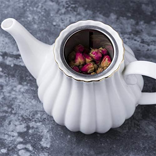 Jusalpha Porcelain Tea Set- 8 OZ Coffee/Teacup, Cup Holder, Serve of 6- - Image 2
