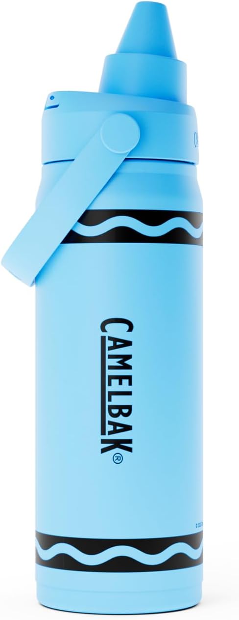 CamelBak Crayola Chug Stainless Steel Water Bottle 16oz, Sky Blue | Vacuum - Image 2