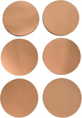 Real Natural Grain Leather Coasters – Durable Non-Slip Distressed Design by TheTanneryNYC