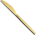 Berglander Gold Dinner Knives Set Of 12, Titanium Shiny Gold Plating Stainless by Berglander