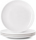 Serving Platters Set of 4, 12 Inch White Ceramic Serving Plates, Round Platters by YALONG