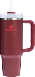 STANLEY Quencher H2.0 Flow State Tumbler, 30 oz, Cranberry | Handle and Straw | by Unknown