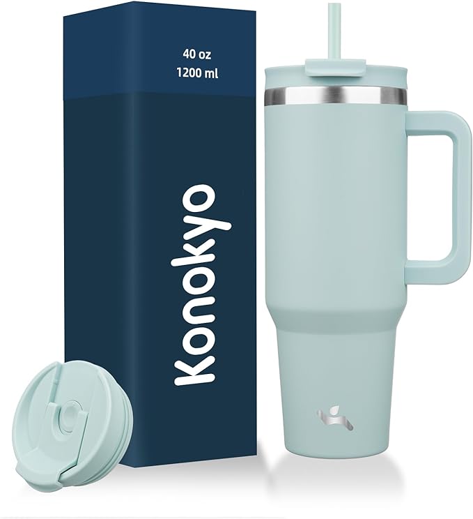 Konokyo 40 oz Insulated Tumbler Water Bottle by Konokyo