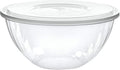 2 Swts Disposable Round Crystal Clear Serving Bowls by PLASTICPRO