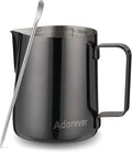 Milk Frothing Pitcher, 350ml Steaming Pitchers Stainless Steel Milk Coffee by Adorever