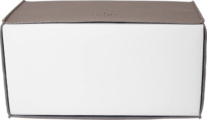 Carrotez Tissue Box Cover, [Refined] Modern PU Leather Rectangular Tissue Box Holder - Decorative Holder/Organizer for Bathroom Vanity Countertop, Night Stands, Office Desk 9.5"X5"X5" - Cocoa Brown