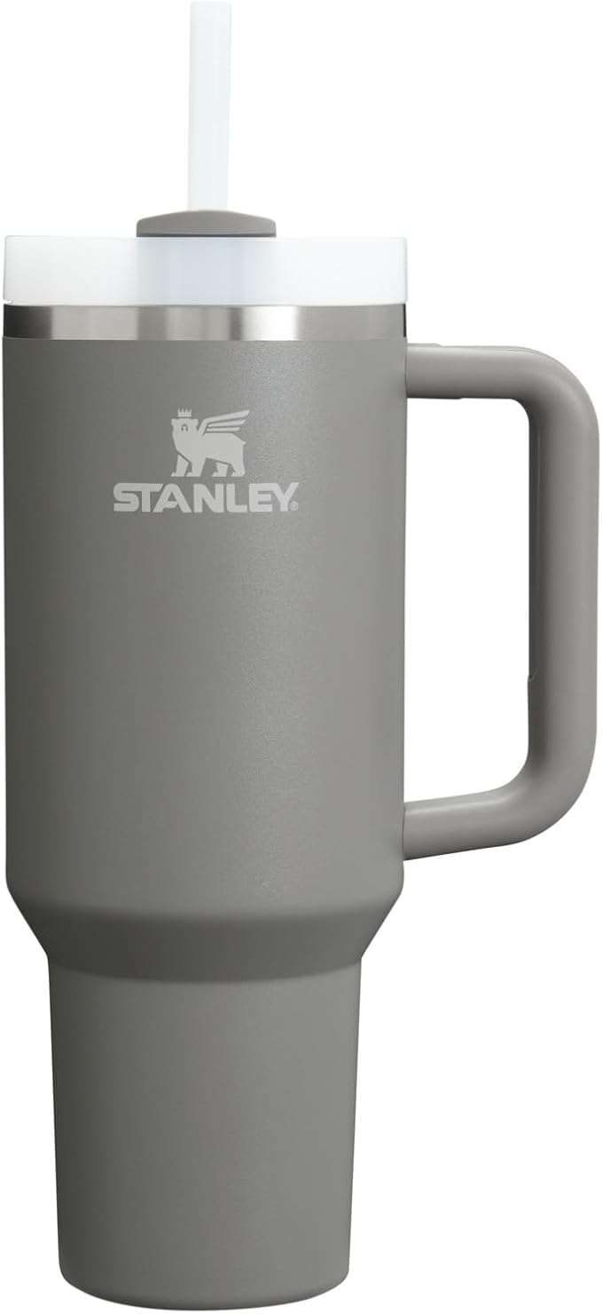 STANLEY Quencher H2.0 Flow State Tumbler, 40 oz, Stone | Handle and Straw | by Unknown