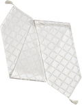 Lenox Laurel Leaf Reversible Table Runner, Platinum by Lenox