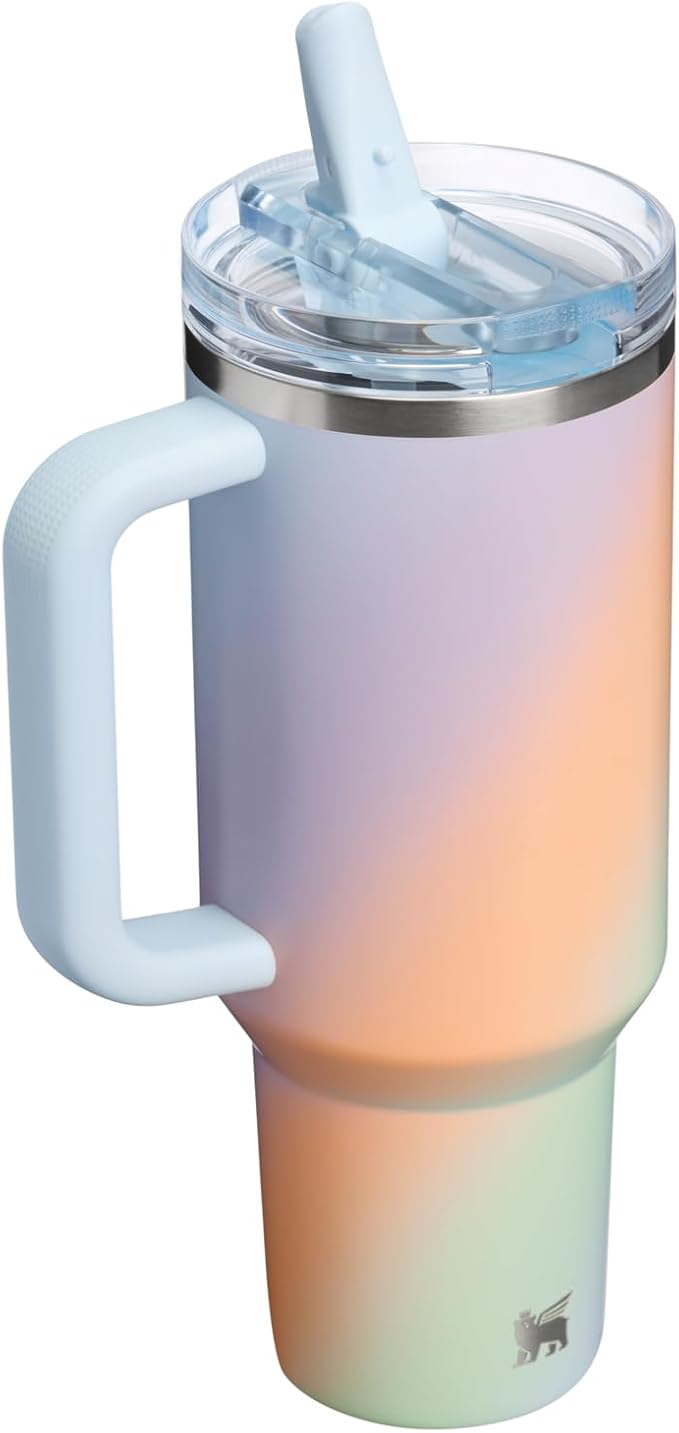 STANLEY Quencher ProTour Flipstraw Tumbler, 40 oz, Sunrise Spiral | Built-In - Image 3