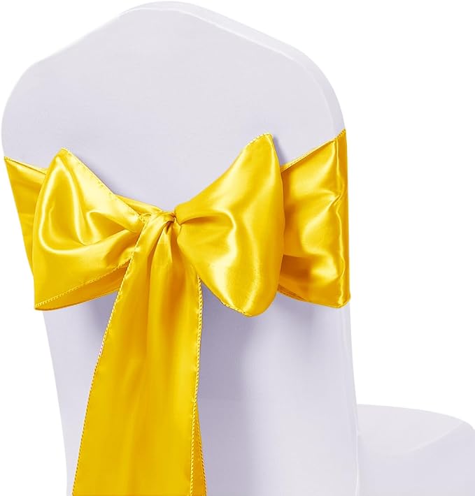 Pack of 10 Satin Yellow Table Runners 12 x 108 Inches - Image 6