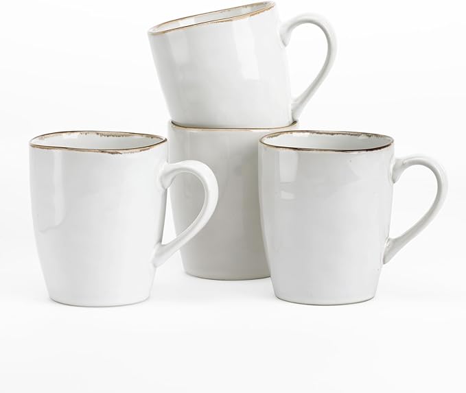 famiware Aurora Coffee Mugs, 14oz Mug Set of 4, Stoneware Mug, Cups by Famiware