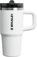 STANLEY Quencher ProTour Flipstraw Tumbler, 14 oz, Chalk | Built-In Straw & by Unknown