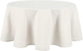 Martha Stewart Honeycomb Modern Farmhouse Tablecloth, Beige, 70" Round