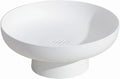 Fruit bowl Fruit Basket for Kitchen Countertop Storage Baskets Stand Organization, Decor Centerpiece for Kitchen Counter or Dining Room Tables, White