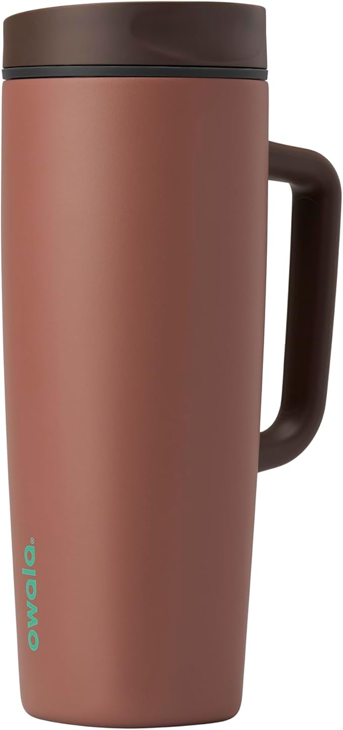 Owala SmoothSip Slider Stainless Steel Insulated Travel Mug by Unknown