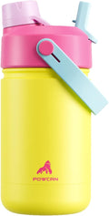 12 oz Kids Insulated Water Bottle by POWCAN