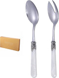 2-piece Salad Servers Stainless Steel Salad Serving Set Salad Fork and Spoon by CATHYLIN
